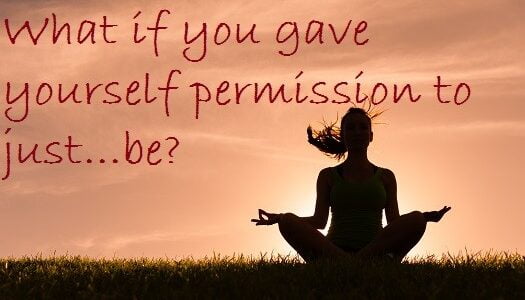 GIVE YOURSELF PERMISSON TO BE PERFECTLY HUMAN NOT HUMANLY PERFECT