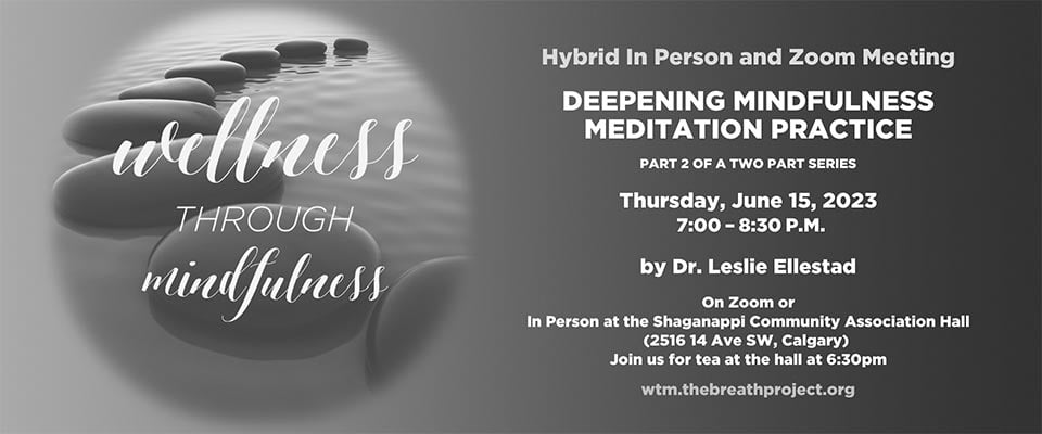 Deepening Mindfulness Meditation Practice: June 15